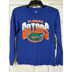 Florida Gators Long Sleeve T-Shirt Youth M 8 Blue NCAA Team Athletics NWT